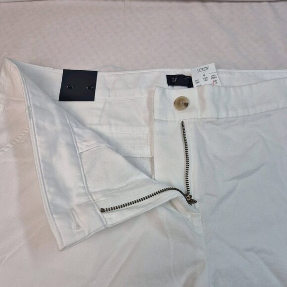 J. Crew Women’s Size 14 White 7" Inseam Classic Chino Short (54) - Picture 5 of 11